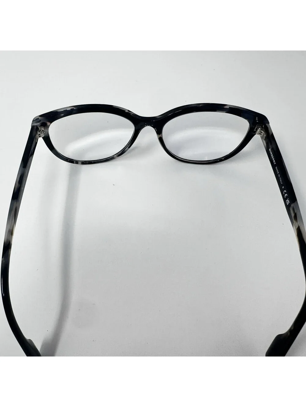 Burberry Esme BE2357 3983 Top Check Grey Havana Eyeglass Frames Only 54-16-140